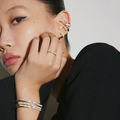 INSIDE OUT Diamond Flexi Bangle