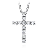 Whimsical Cross Pendant Necklace