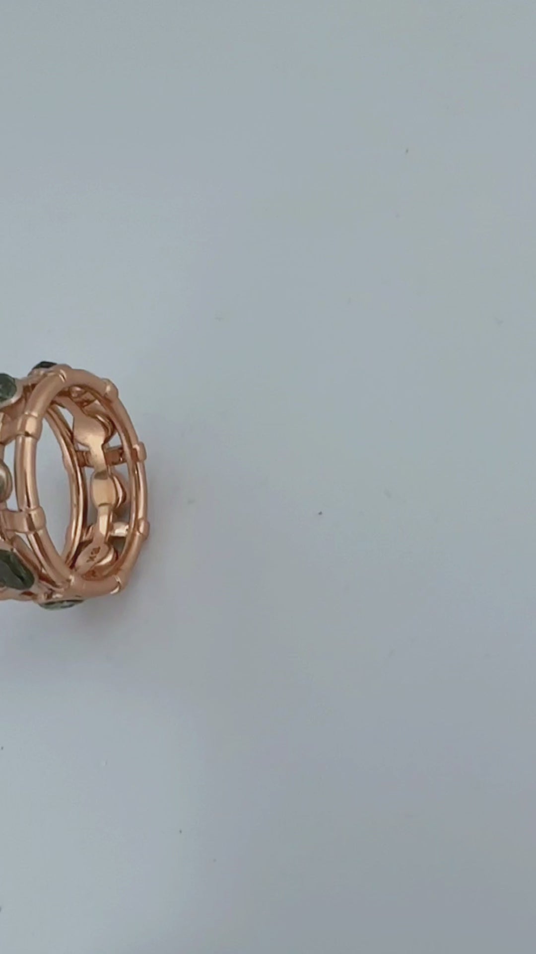 "Harmony" Montana 7.88 Sapphire Ring in 18k Rose Gold