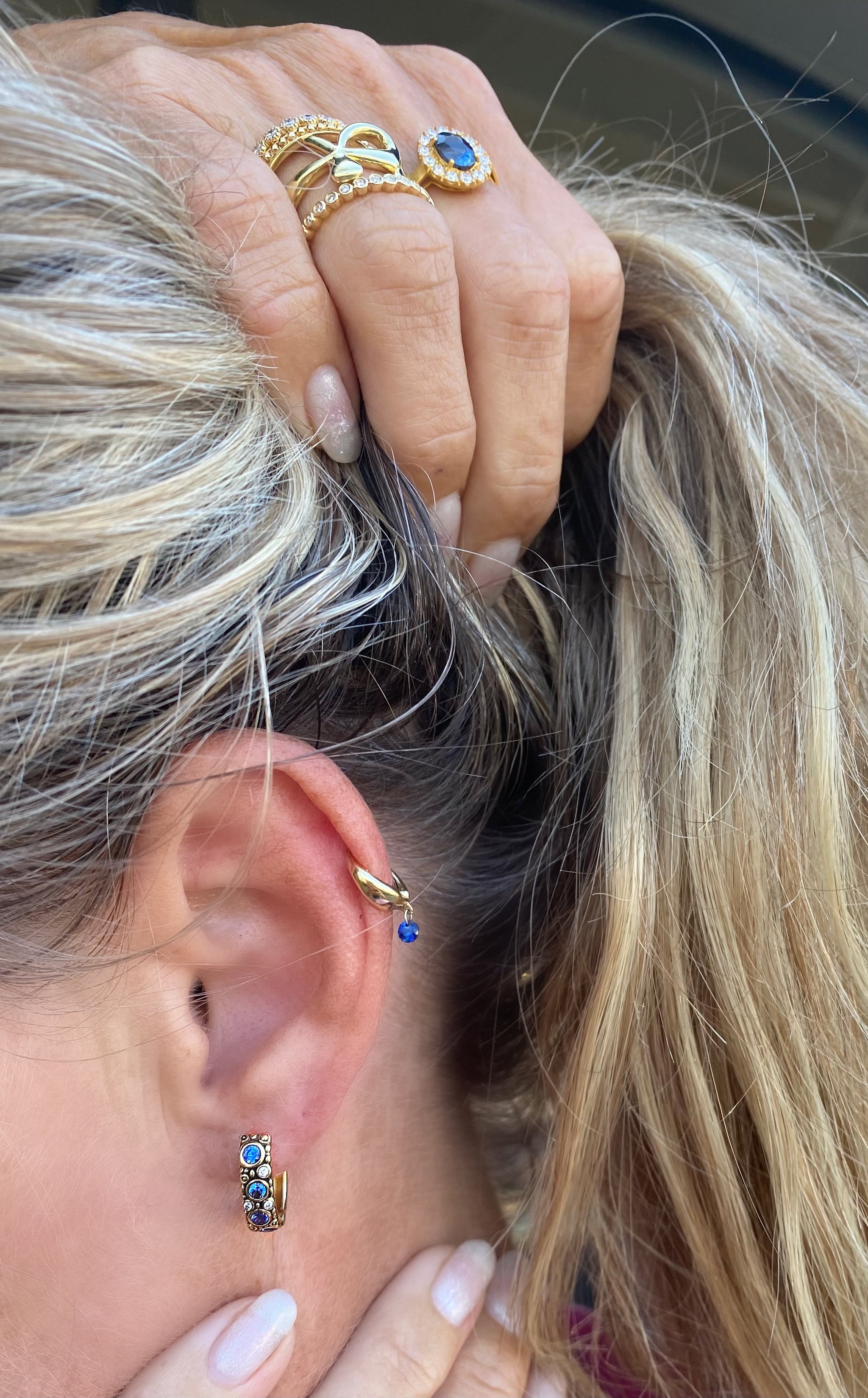 Alex Sepkus Oval Hoop Earrings