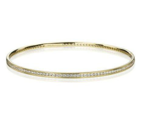 Hearts On Fire Milgrain Diamond Bangle