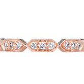 Mariposa Stackable Milgrain Antique Diamond Ring