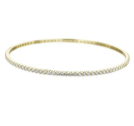 Hearts On Fire Eternity Channel Diamond Bangle