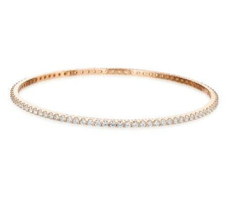 Hearts On Fire Eternity Channel Diamond Bangle