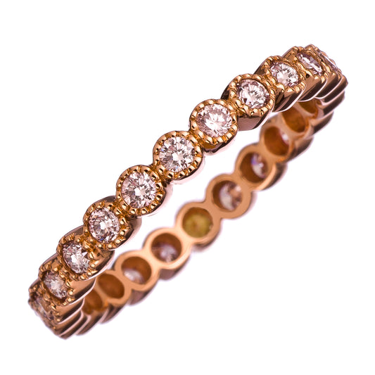 Mariposa Stackable Simple Elegance Bezel Set Ring