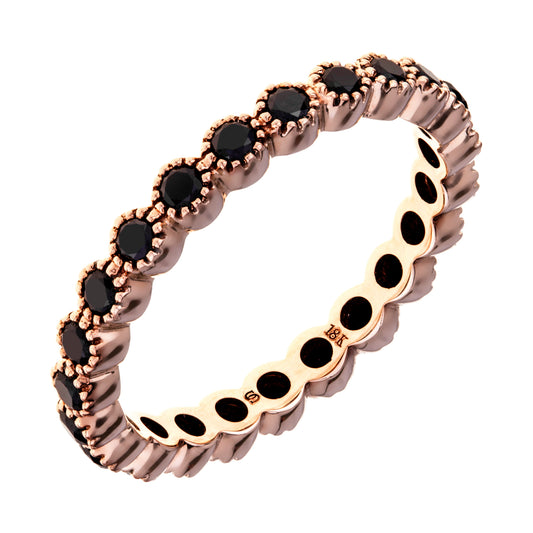 Mariposa Stackable Simple Elegance Bezel Set Ring
