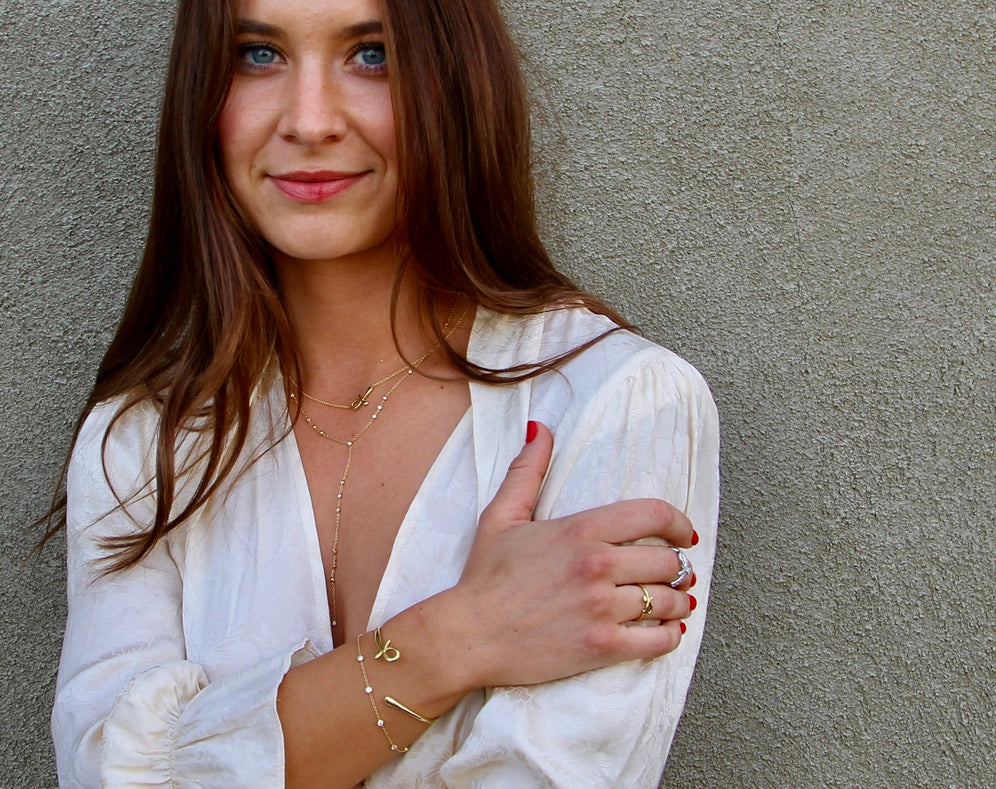Happy Ankh Bangle Bracelet