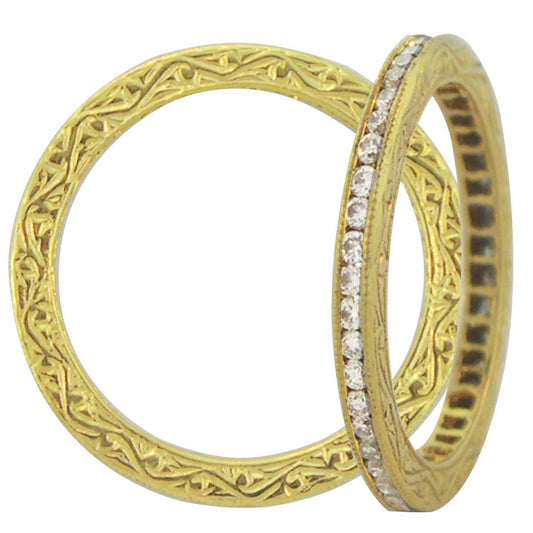 Mariposa Stackable Simple Elegance Channel Set Ring