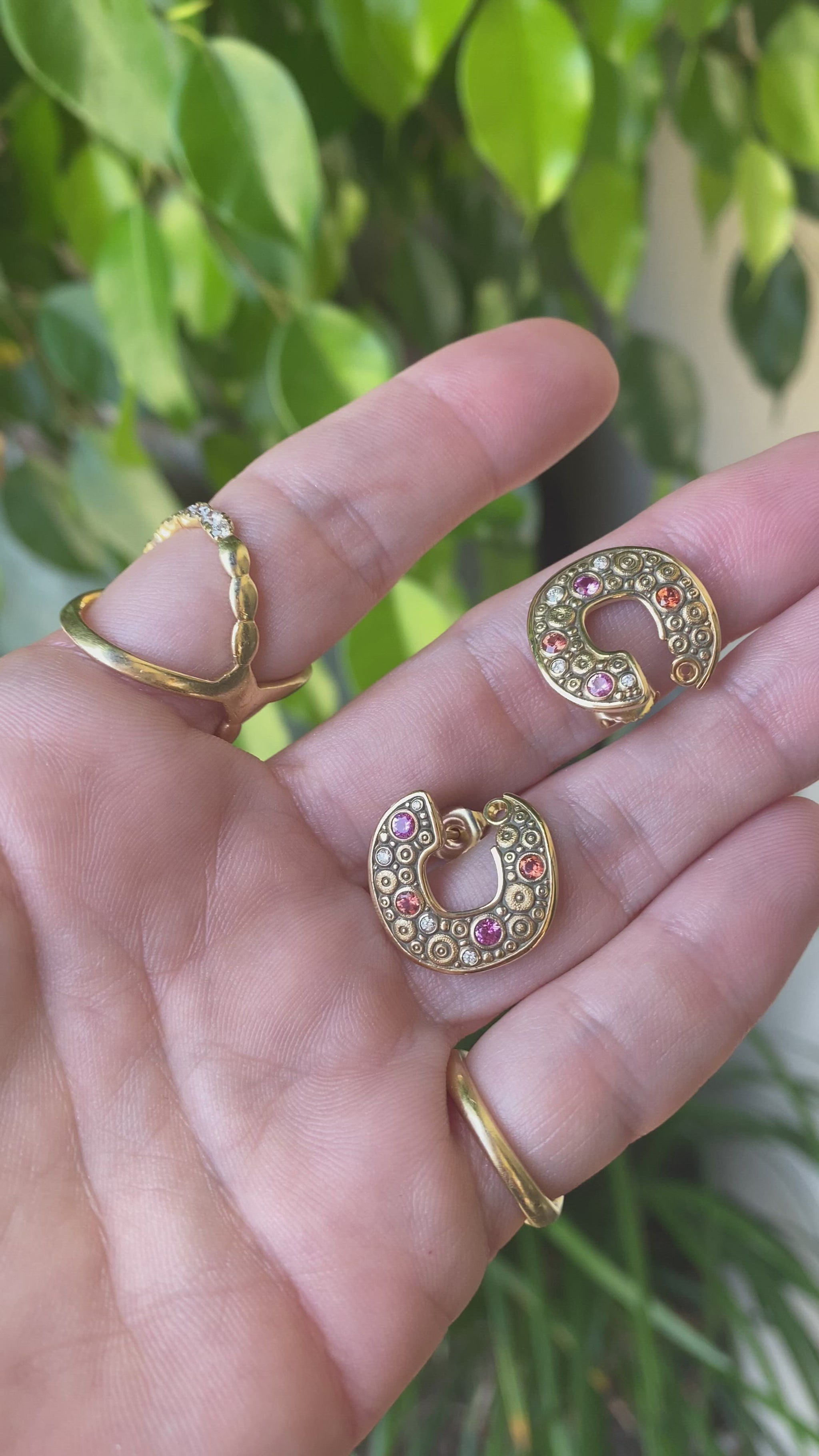 Alex Sepkus Split Disc Earrings - E-124S