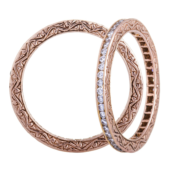 Mariposa Stackable Channel Set Ring