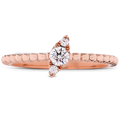 Hearts On Fire Aerial Beaded Stackable Regal Angle Diamond Band