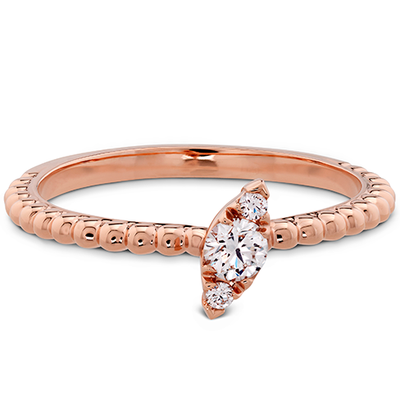 Hearts On Fire Aerial Beaded Stackable Regal Angle Diamond Band