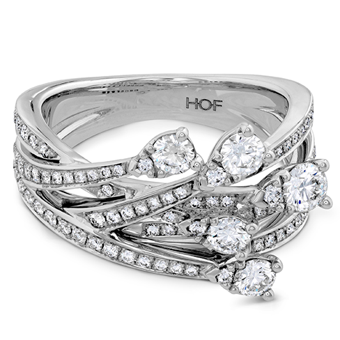 Hearts On Fire Aerial Cross Over Right Hand Diamond Ring