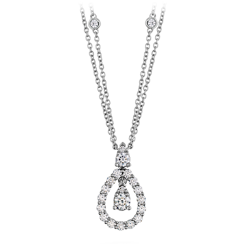 Hearts On Fire Aerial Diamond Drop Pendant Necklace