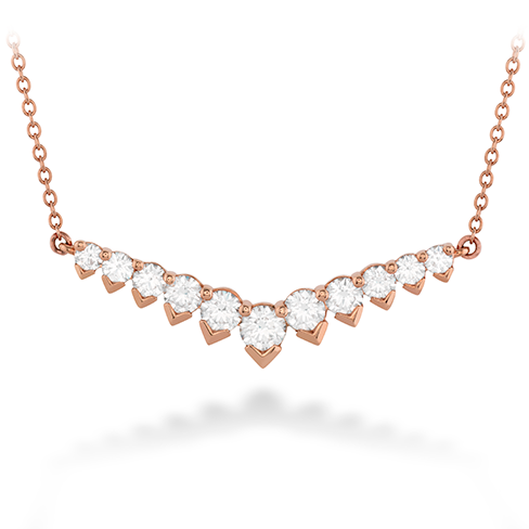 Hearts On Fire Aerial Diamond V Necklace