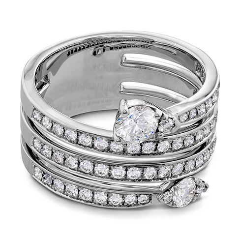 Hearts On Fire Aerial Four Row Right Hand Diamond Ring
