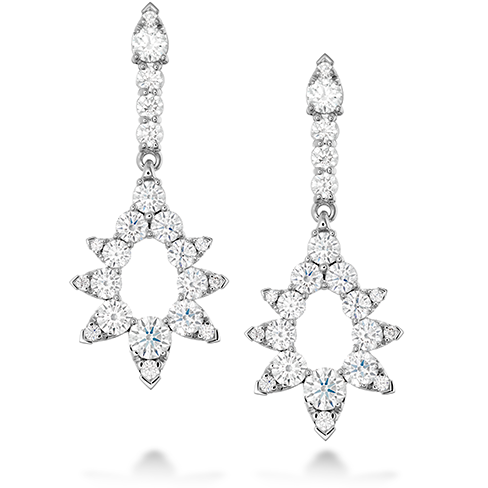 Hearts On Fire Aerial Pointed Diamond Drop Earrings
