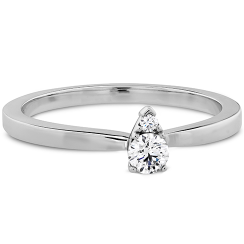 Hearts On Fire Aerial Stackable Teardrop Diamond Band