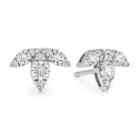 Hearts On Fire Aerial Triple Diamond Stud Earrings