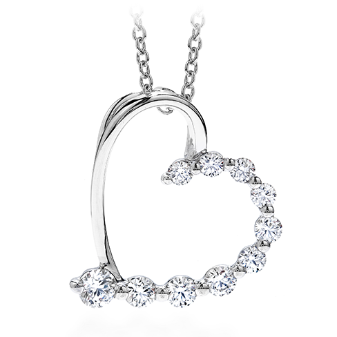Hearts On Fire Amorous Journey Heart Pendant Necklace
