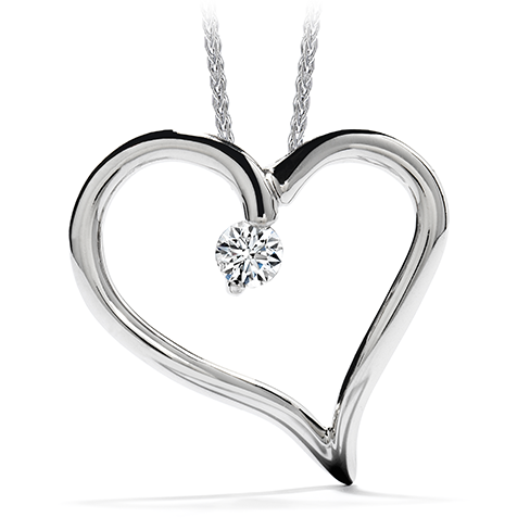 Hearts On Fire Amorous Heart Pendant Necklace