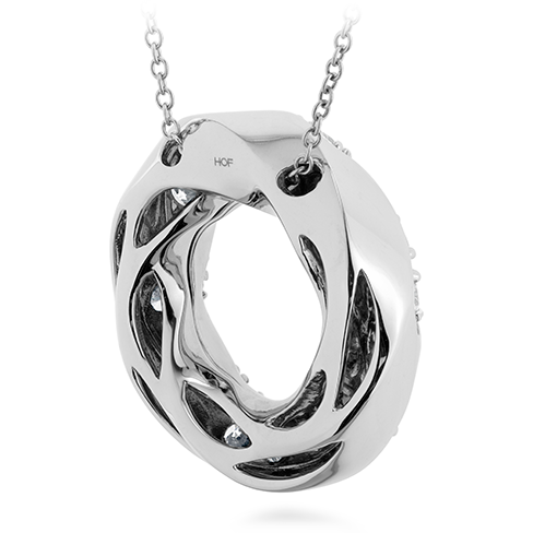 Hearts On Fire Atlantico Circle Pave Pendant Necklace