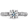 Hearts On Fire Atlantico Pave Diamond Engagement Ring