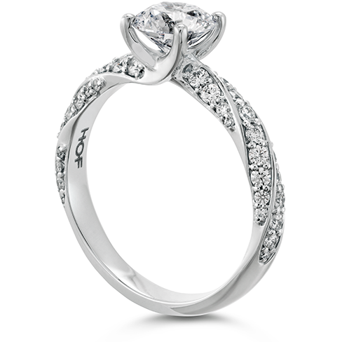 Hearts On Fire Atlantico Pave Diamond Engagement Ring