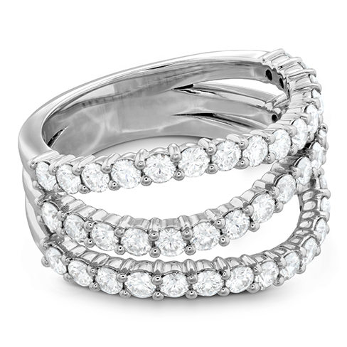 Hearts On Fire Atlantico Triple Wave Diamond Ring