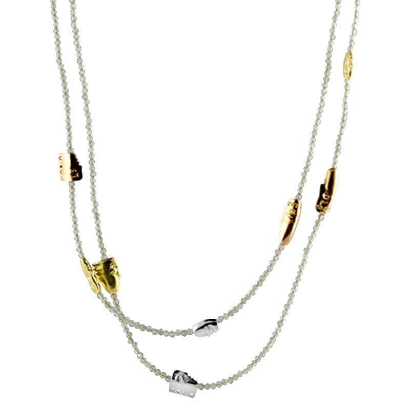 Alex Sepkus Big Sleep Face Beaded Necklace - BN-36