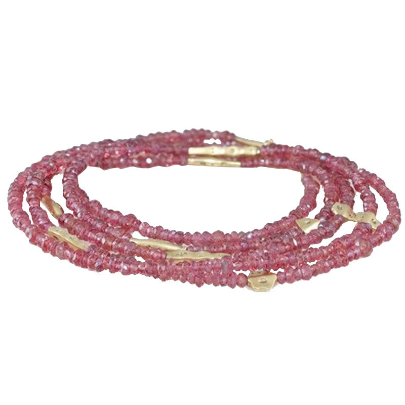 Alex Sepkus Raspberry Beaded Necklace - BN-37
