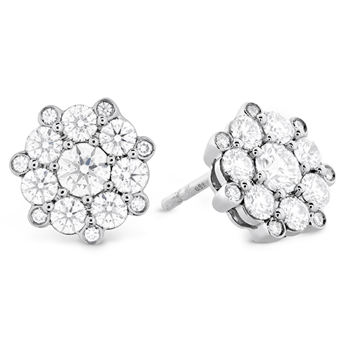 Hearts On Fire Beloved Cluster Diamond Earrings