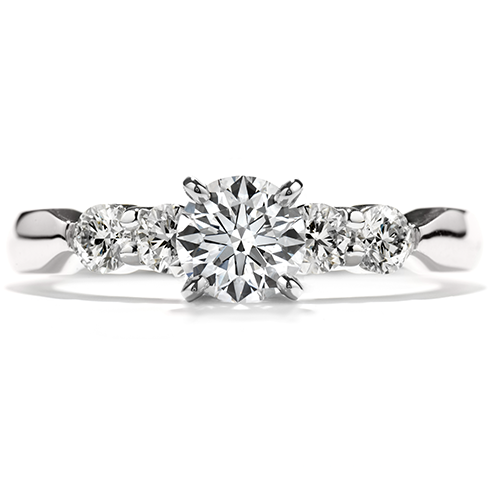 Hearts On Fire Five-Stone Engagement Ring