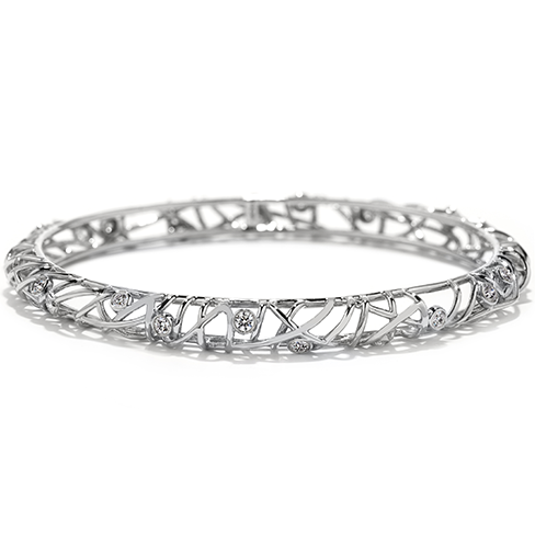 Hearts On Fire Brocade Diamond Bangle