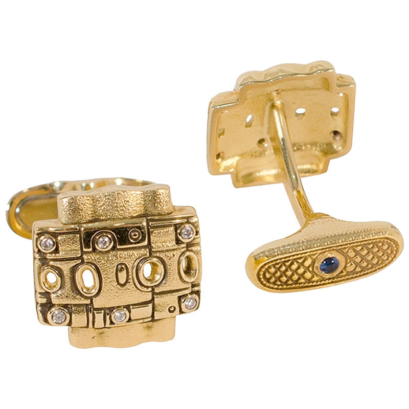 Alex Sepkus Open Oval Cufflinks - C-16