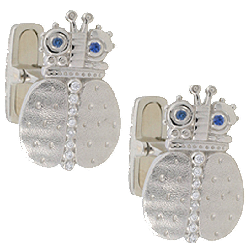 Alex Sepkus Skeptical Beetle Cufflinks - C-25P
