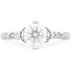 Hearts On Fire Cali Chic Double Petal Bezel Diamond Engagement Ring