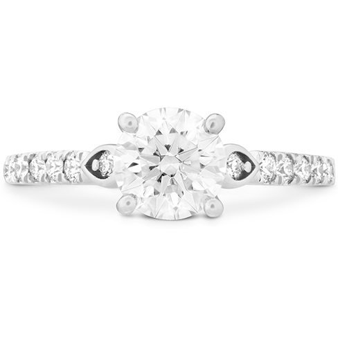 Hearts On Fire Cali Chic Petal Diamond Engagement Ring