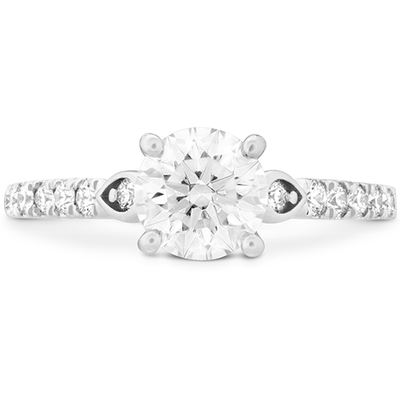 Hearts On Fire Cali Chic Petal Diamond Engagement Ring
