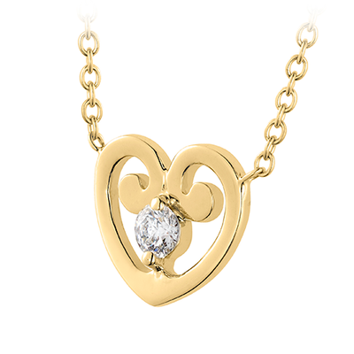Hearts On Fire Copley Love Heart Pendant Necklace