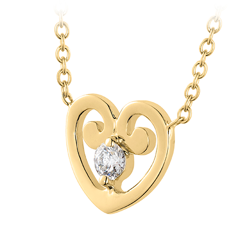 Hearts On Fire Copley Love Heart Pendant Necklace