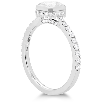 Hearts On Fire Deco Chic Dream Bezel Diamond Engagement Ring