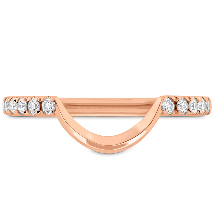Hearts On Fire Delight Lady Di Curved Diamond Band