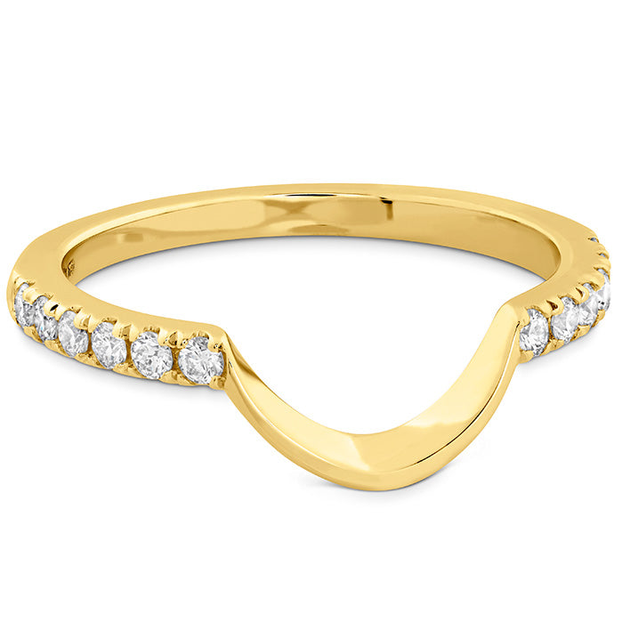 Hearts On Fire Delight Lady Di Curved Diamond Band