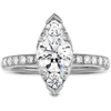 Hearts On Fire Desire Regal Engagement Ring with Diamond Band