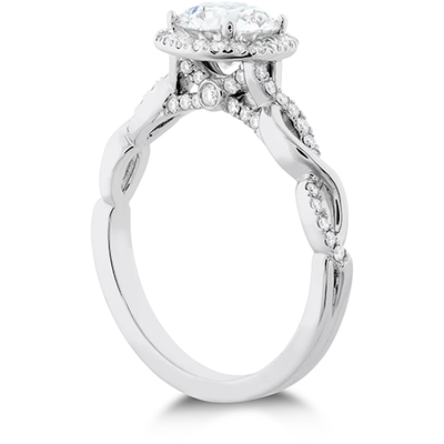 Hearts On Fire Destiny Lace Halo Diamond Engagement Ring