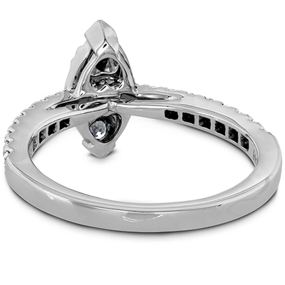 Hearts On Fire Destiny Regal Engagement Ring with Diamond Band