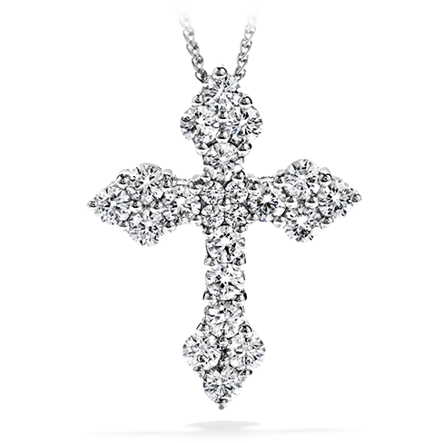 Hearts On Fire Divine Byzantine Cross Pendant Necklace