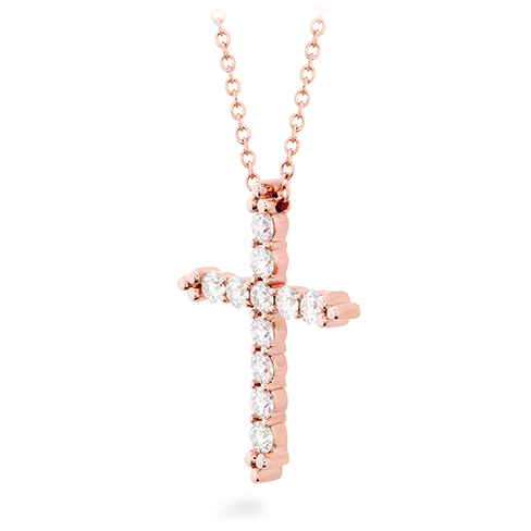 Hearts On Fire Divine Graceful Cross Diamond Necklace