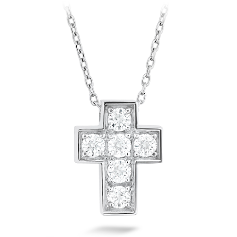 Hearts On Fire Divine Mini Cross Diamond Necklace